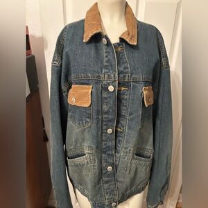 Vintage Old Navy heavy denim barn jacket L